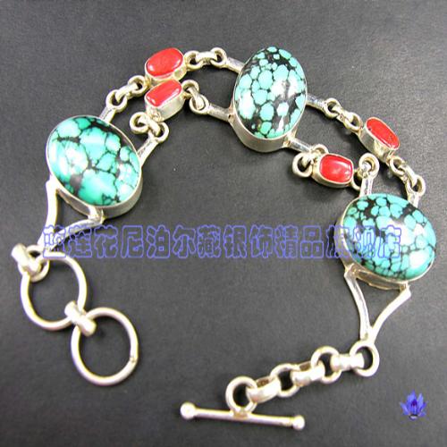 Handmade Tibetan Turquosie Coral Bracelet