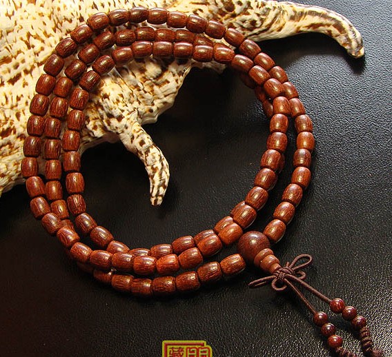 6MM Redsandalwood 108 Beads Mala Buddhist Prayer Beads Mala