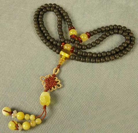 6MM Vietnam Agarwood Mala Beads Buddhist 108 Prayer Beads