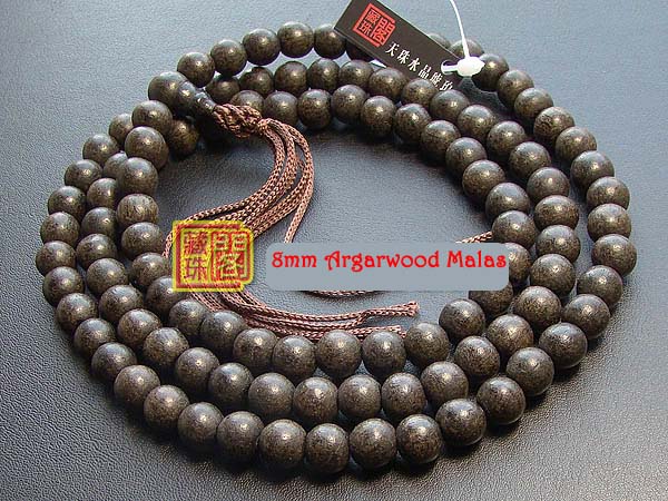 Agarwood Tibetan Malas Handmade Buddhist Prayer Beads