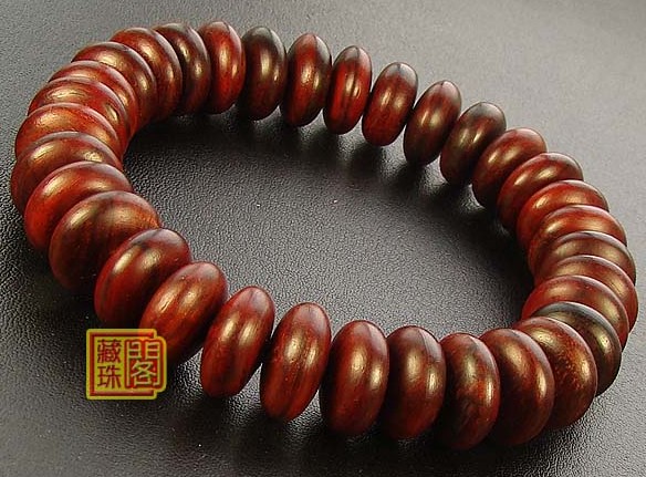 Consecration Nepalese Redsandalwood Wrist Malas Buddhist Prayer Beads Bracelet