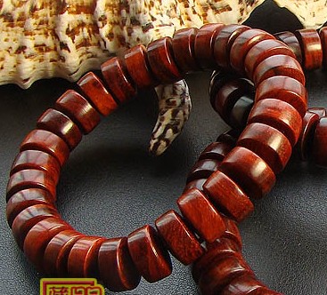 Genuine Redsandalwood Tibetan Wrist Malas Buddhist Prayer Beads Bracelet