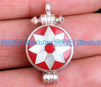 Handmade Tibetan Gau Box Pendant