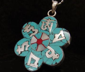 Handmade Nepalese OM Mantra Pendant