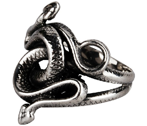 Handmade Tibetan Sterling Silver Surpent Ring
