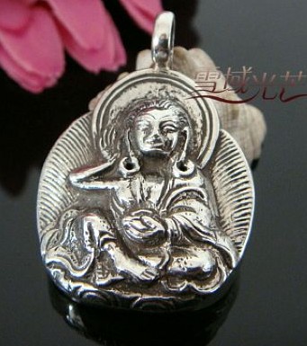 Handmade Tibetan Tibetan Buddha Amulet - Milarepa