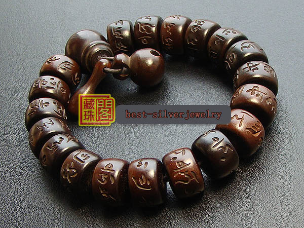 Jujube Tibetan Wrist Malas Buddhist Prayer Beads Bracelet