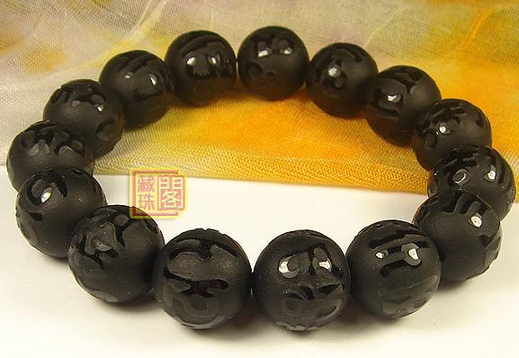 OM Mantra Wrist Malas Buddhist Prayer Bead Bracelet