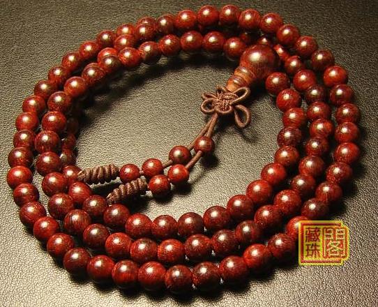 Redsandalwood Tibetan Malas Buddhist Prayer Beads