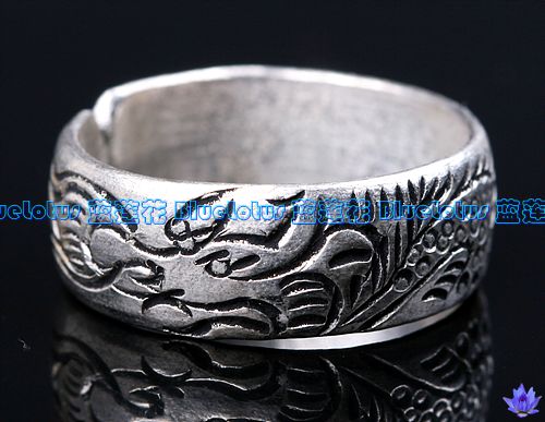 Tibetan Handmade Dragon Ring