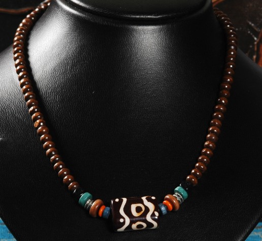 Tibetan Handmade Necklace Tibetan Leather Necklace