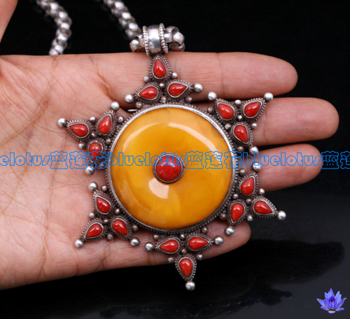 Tibetan Handmade Old Mila Necklace