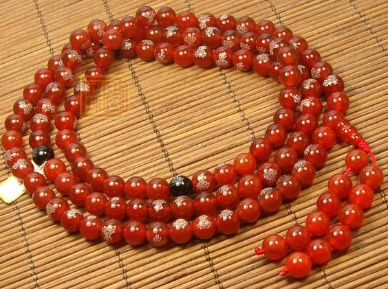 Tibetan Handmade Prayer Beads Carnelian Tibetan Malas Tibetan Malas