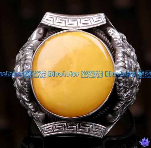 Tibetan Handmade Ring Tibetan Old Mila Ring