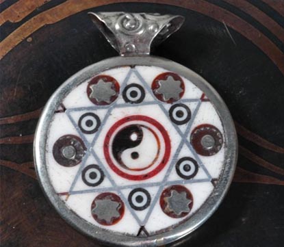Tibetan Handmade Yakbone OM Mantra Pendant Tibetan Handmade Yakbone OM Mantra Pendant
