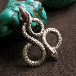 Tibetan Pendant Handmade Tibetan Serpent Pendant