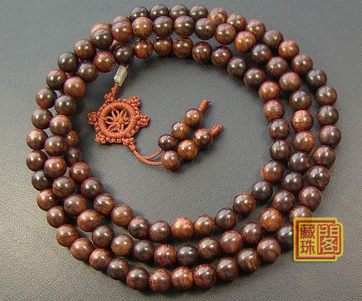 Tibetan Scentedrosewood 108 Beads Malas Buddhist Prayer Beads