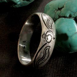 Tibetan Wisdom Eyes Ring Tibetan Handmade Ring