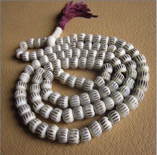 Tibetan Yakbone 108 Prayer Beads Buddhist Malas