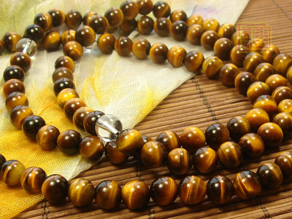 Tiger Eye Tibetan Malas Handmade Buddhist Prayer Beads