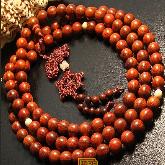 12MM Redsandalwood Tibetan Malas Buddhist 108 Prayer Beads