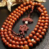 12MM Redsandalwood Tibetan Malas Buddhist 108 Prayer Beads