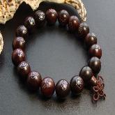 12MM Rosesandalwood Mala Beads Bracelet