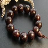 18MM Rosesandalwood Mala Beads Bracelet