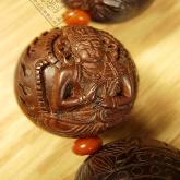 29MM Jujube Buddha Wrist Mala The Eight Guardian Buddha