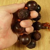 29MM Jujube Buddha Wrist Mala The Eight Guardian Buddha