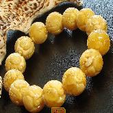 Consecration 15MM Tibetan Mila Dragon Bracelet Buddhist Prayer Beads Bracelet