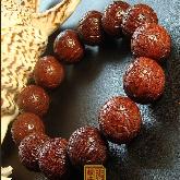 Consecration 18MM Redsandalwood Endless Knot Mala Bracelet