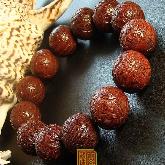 Consecration 18MM Redsandalwood Endless Knot Mala Bracelet