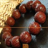 Consecration 18MM Redsandalwood Endless Knot Mala Bracelet