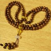 Nepalese Consecration 6MM Redsandalwood 108 Beads Mala