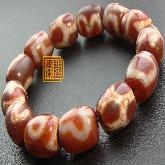 Consecration DZI Tibetan Wrist Malas Buddhist Prayer Beads Bracelet