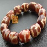 Consecration DZI Tibetan Wrist Malas Buddhist Prayer Beads Bracelet