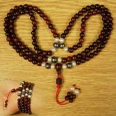 Consecration Tibetan 6MM Redsandalwood 108 Beads Mala