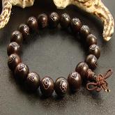 Consecration Tibetan Handmade 10MM Rosesandalwood Wrist Malas