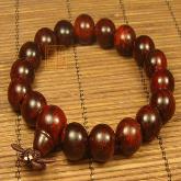 Consecration Tibetan Redsandalwood Wrist Malas Buddhist Prayer Beads Bracelet