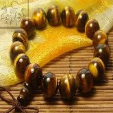 Consecration Tiger Eye Nepalese Wrist Malas Buddhist Prayer Beads Bracelet