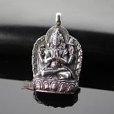 Four-armed Goddess of Mercy Buddha Pendant Handmade Tibetan Pendant