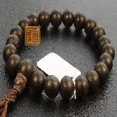 Tibetan Genuine Agarwood Wrist Malas Buddhist Prayer Beads Bracelet