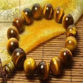 Genuine Tiger Eye Tibetan Wrist Malas Buddhist Prayer Beads Bracelet