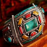 Handmade Antique Tibetan Precious Bracelet