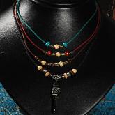 Handmade Beads Prayer Wheel Necklace