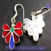 Handmade Nepalese Earrings Stirling Silver Earrings