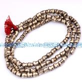 Handmade Old Copper Skull Beads Tibetan Malas Buddhist Prayer Beads