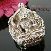 Handmade Tibetan Gau Box Pendant - Manjusri