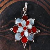 Handmade Tibetan Jewelry Tibetan Flower Pendant